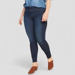 5️⃣ for 2️⃣5️⃣ Rockstar Mid-Rise Straight Leg Jeggings | Dark Wash, Distressed